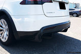 2016-2018 Tesla Model X SUV RZS Style Carbon Fiber Rear Lip