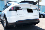 2016-2018 Tesla Model X SUV RZS Style Carbon Fiber Rear Lip