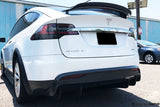 2019-2021 Tesla Model X SUV RZS Style Carbon Fiber Rear Diffuser