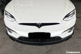 2016-2021 Tesla Model X SUV RZS Style Carbon Fiber Front Lip