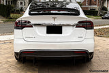 2016-2018 Tesla Model X SUV RZS Style Carbon Fiber Rear Lip