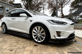 2016-2021 Tesla Model X SUV RZS Style Carbon Fiber Front Canards
