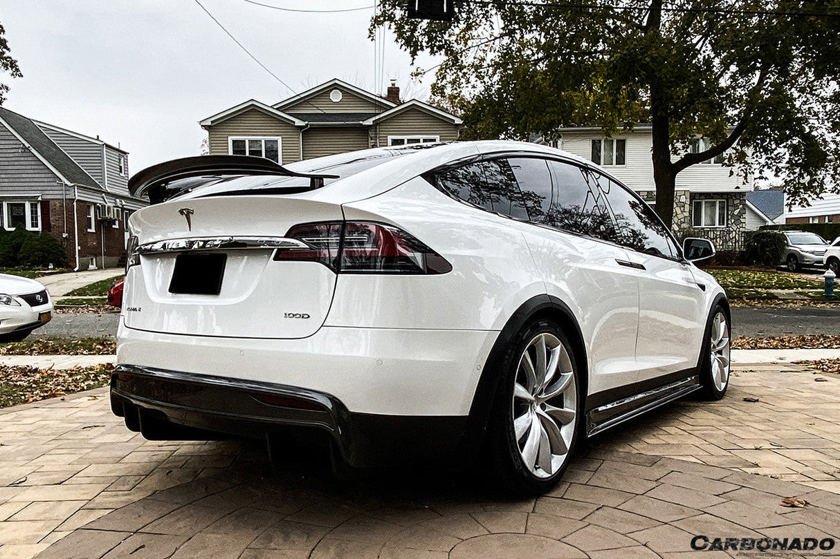 2016-2021 Tesla Model X SUV RZS Style Carbon Fiber Full Kit