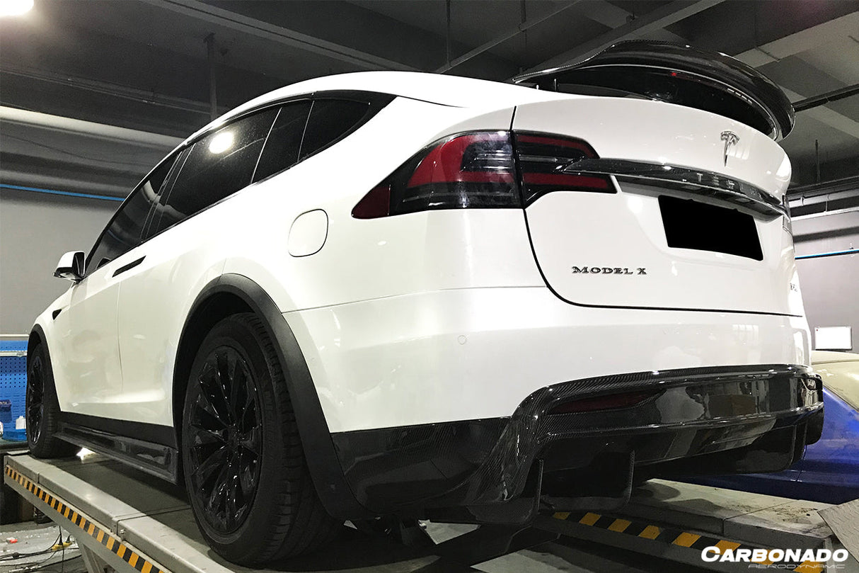 2016-2021 Tesla Model X SUV RZS Style Carbon Fiber Full Kit