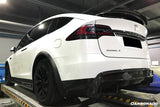2016-2018 Tesla Model X SUV RZS Style Carbon Fiber Rear Lip