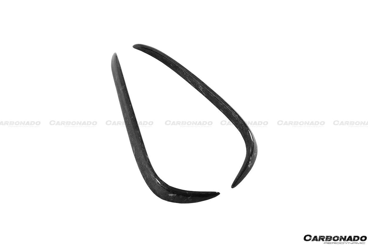 2016-2021 Tesla Model X SUV RZS Style Carbon Fiber Front Canards