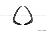 2016-2021 Tesla Model X SUV RZS Style Carbon Fiber Rear Bumper Canards