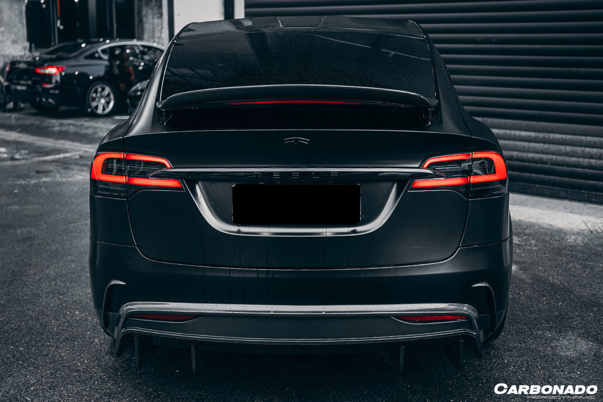 2016-2021 Tesla Model X SUV RZS Style Carbon Fiber Full Kit