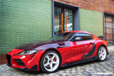 2019-2023 Toyota GR Supra (J29 DB) A90 A91 OEM Style Carbon Fiber Door Panel Garnish Trim Replacement