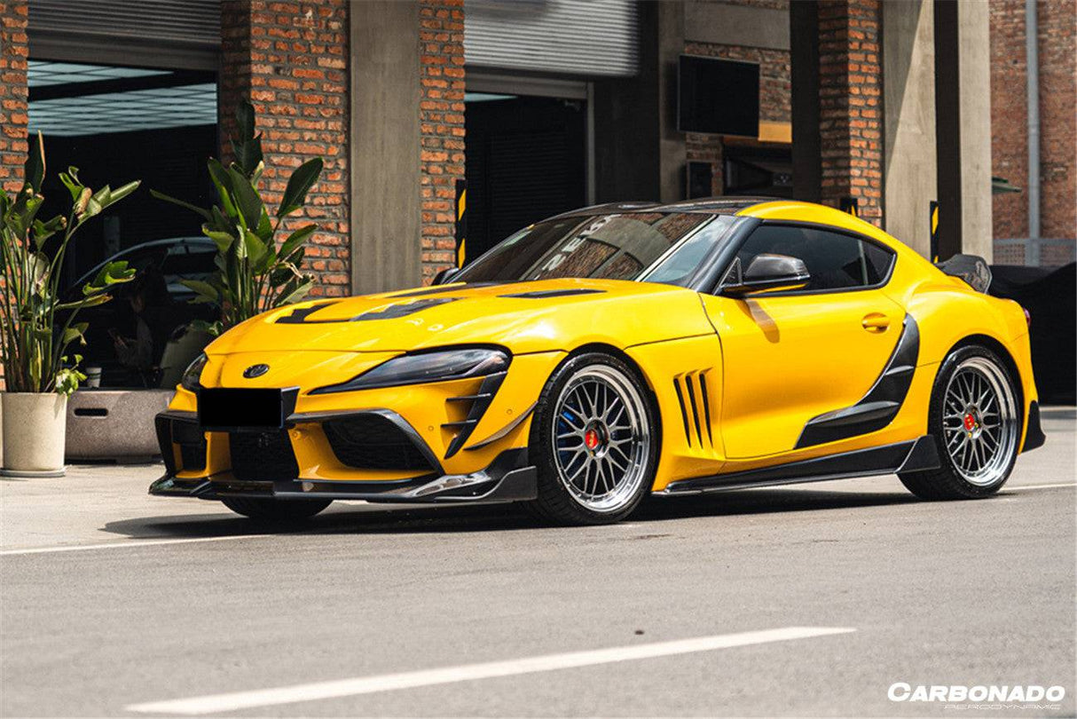 2019-2023 Toyota GR Supra (J29 DB) A90 A91 OEM Style Carbon Fiber Door Panel Garnish Trim Replacement