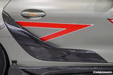 2019-2023 Toyota GR Supra (J29 DB) A90 A91 OEM Style Carbon Fiber Door Panel Garnish Trim Replacement