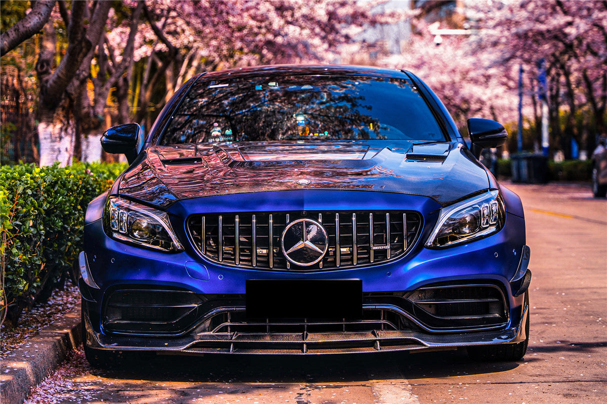 2015-2021 Mercedes Benz W205 C63  S AMG Sedan BR Style Front Lip