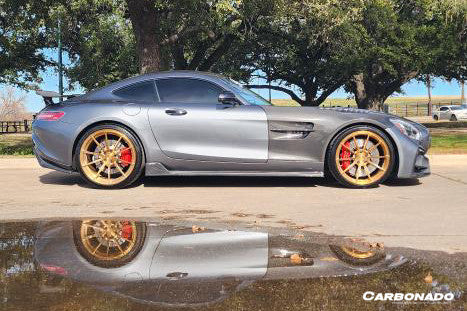2015-2021 Mercedes Benz AMG GT GTS GTC GTR BK Style Partial Carbon Fiber Front Fender