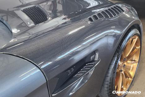 2015-2021 Mercedes Benz AMG GT GTS GTC GTR BK Style Partial Carbon Fiber Front Fender