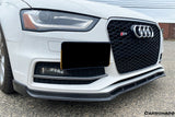 2013-2015 Audi S4 A4 Sport VRS Style Carbon Fiber Front Lip