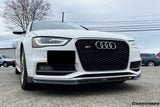 2013-2015 Audi S4 A4 Sport VRS Style Carbon Fiber Front Lip