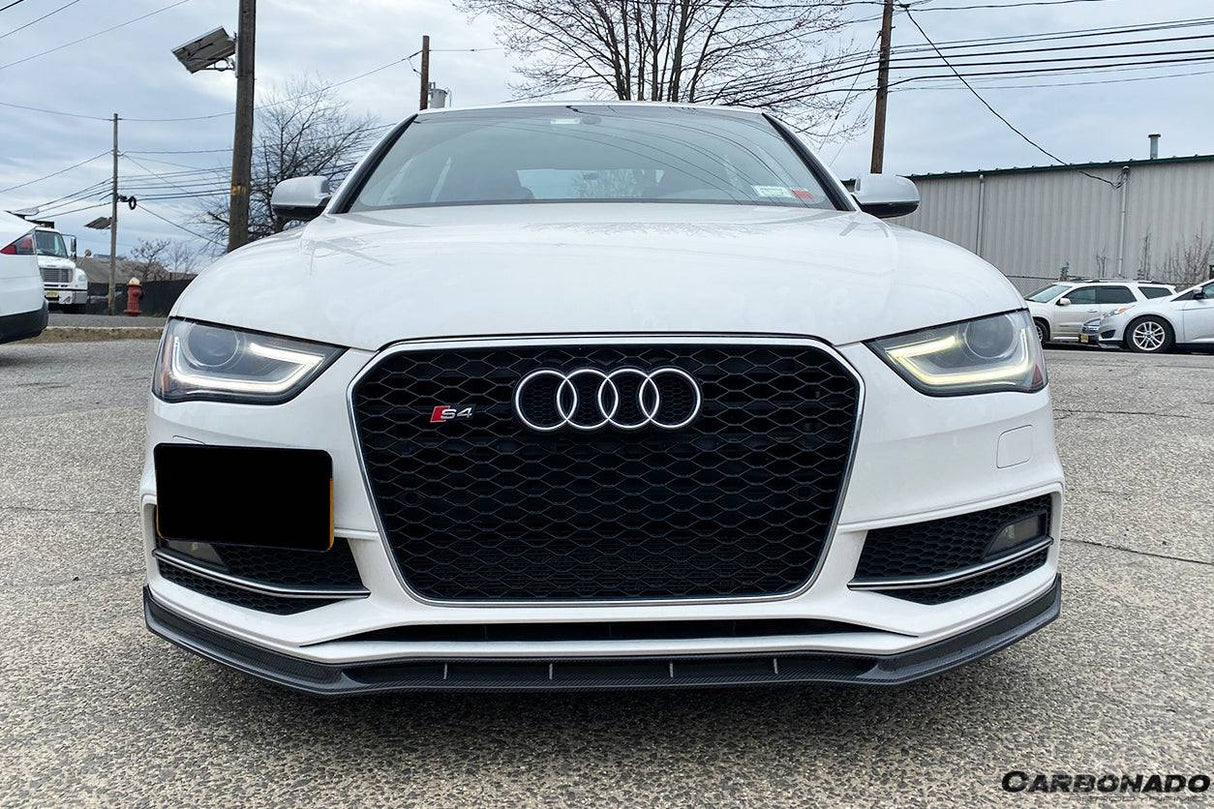 2013-2015 Audi S4 A4 Sport VRS Style Carbon Fiber Front Lip