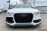 2013-2015 Audi S4 A4 Sport VRS Style Carbon Fiber Front Lip