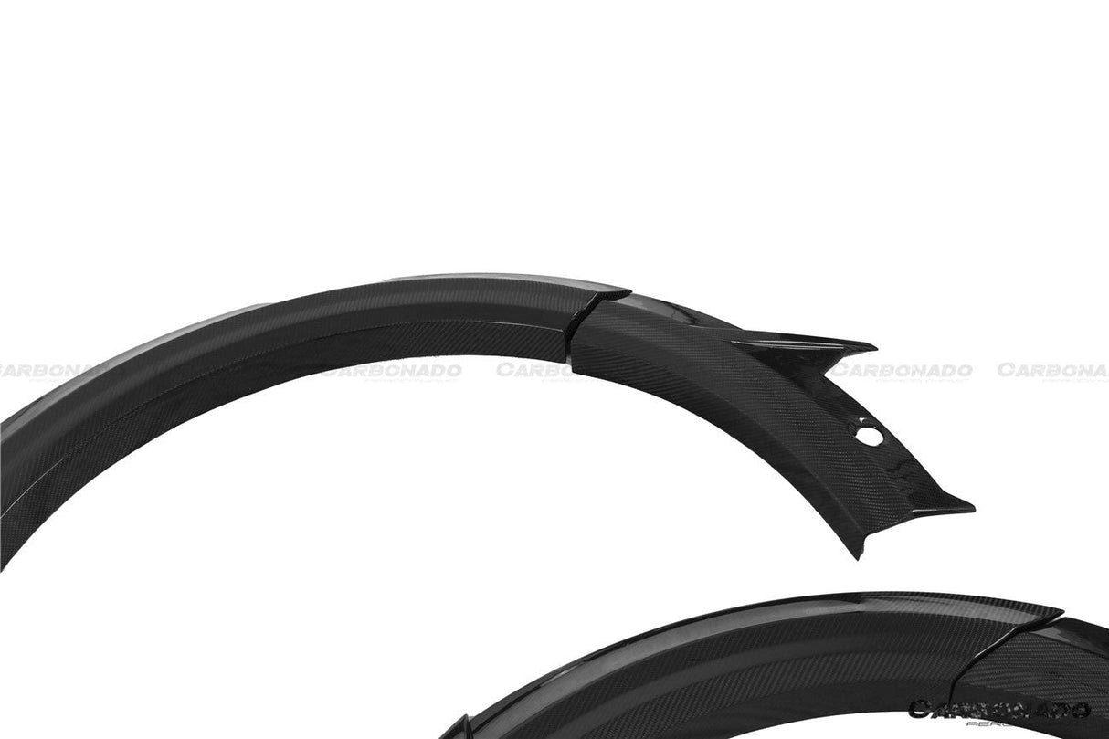 2020-2023 Audi RSQ8 AD Style Dry Carbon Fiber Fender Flare Wheel Trims
