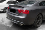 2009-2015 Audi A5 Sline S5 Sedan RW Style Carbon Fiber Trunk Spoiler