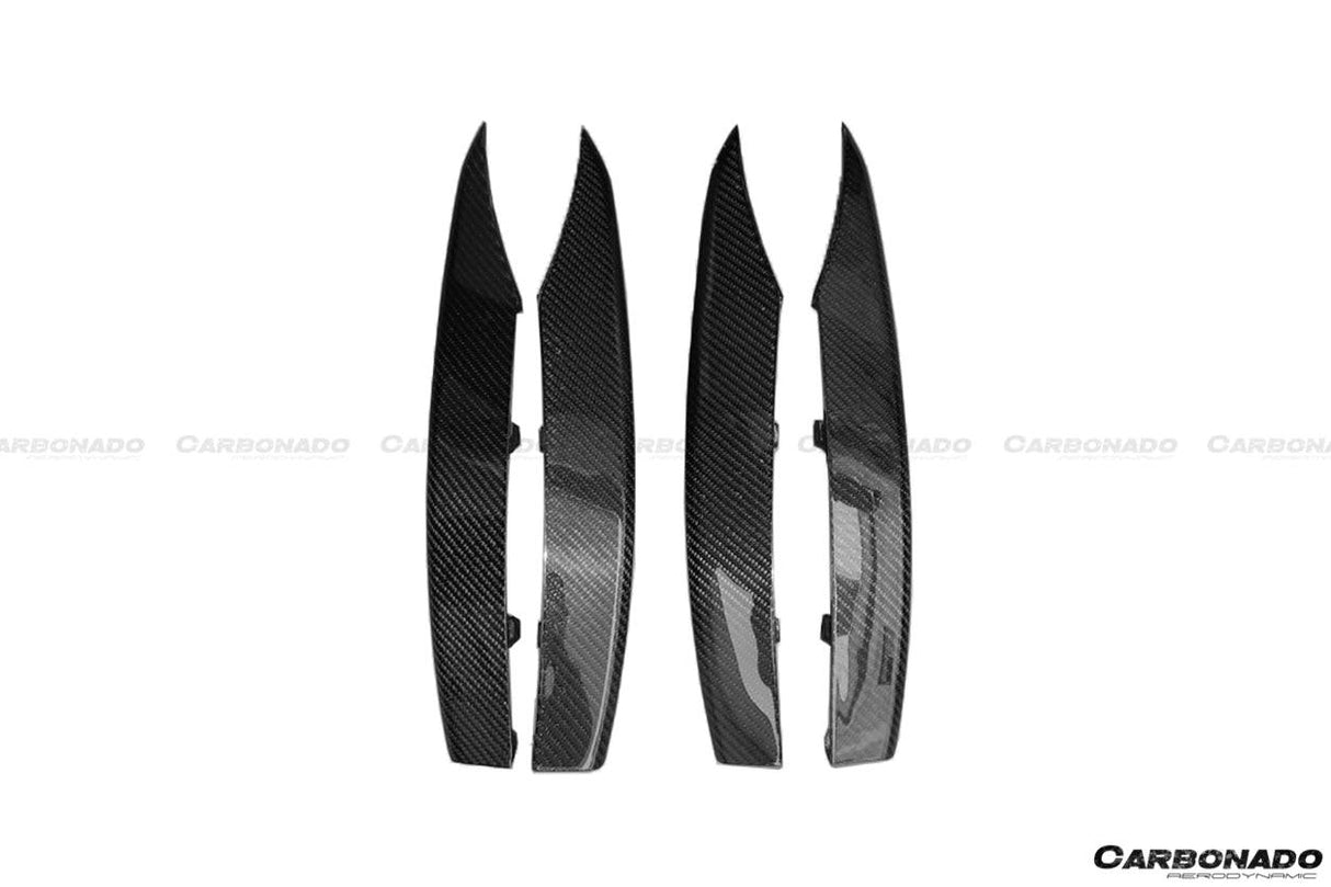 2009-2015 Audi R8 Coupe Spyder OE Style Carbon Fiber Rear Air Duct Splitter Replacement