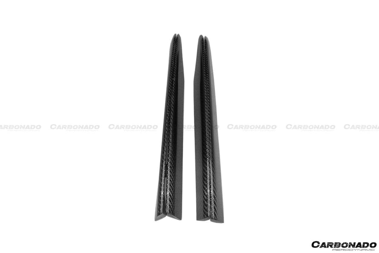 2009-2015 Audi R8 Coupe Spyder OE Style Carbon Fiber Rear Air Duct Splitter Replacement