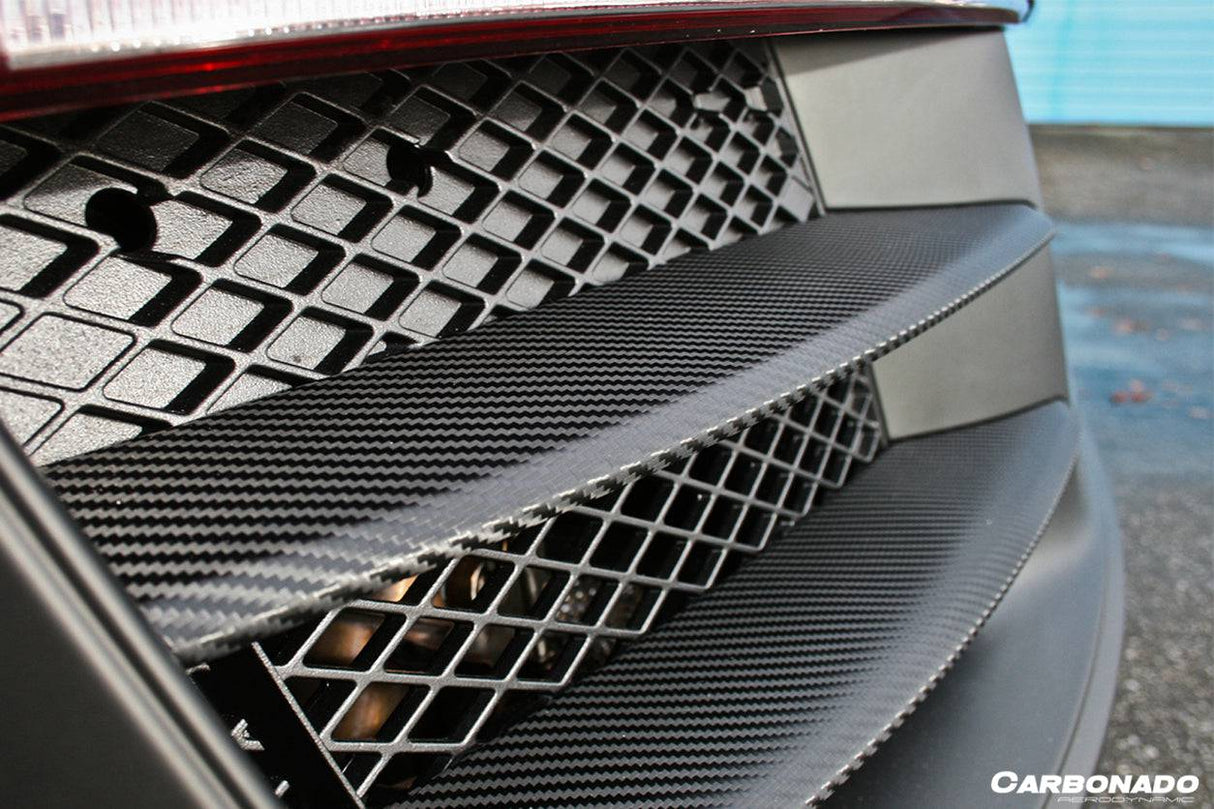 2009-2015 Audi R8 Coupe Spyder OE Style Carbon Fiber Rear Air Duct Splitter Replacement
