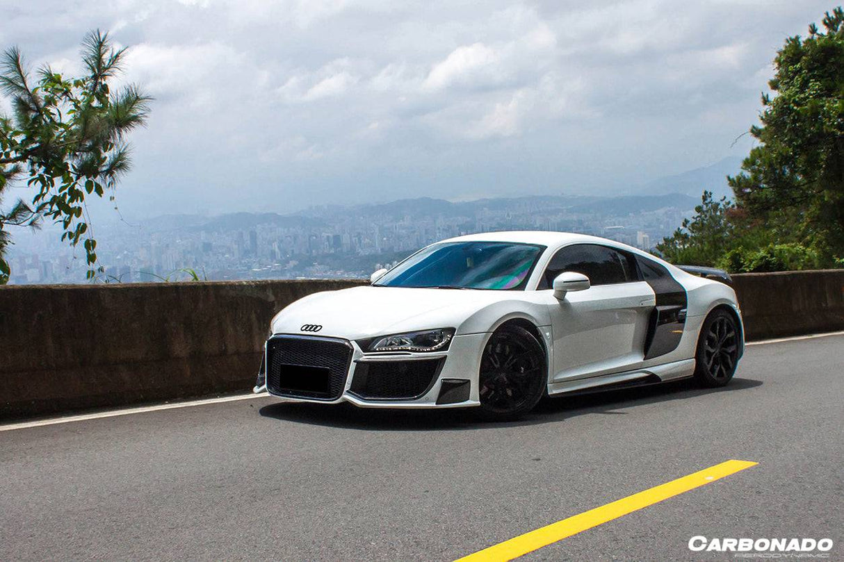 2009-2015 Audi R8 Coupe Spyder OE Style Carbon Fiber Side Blades