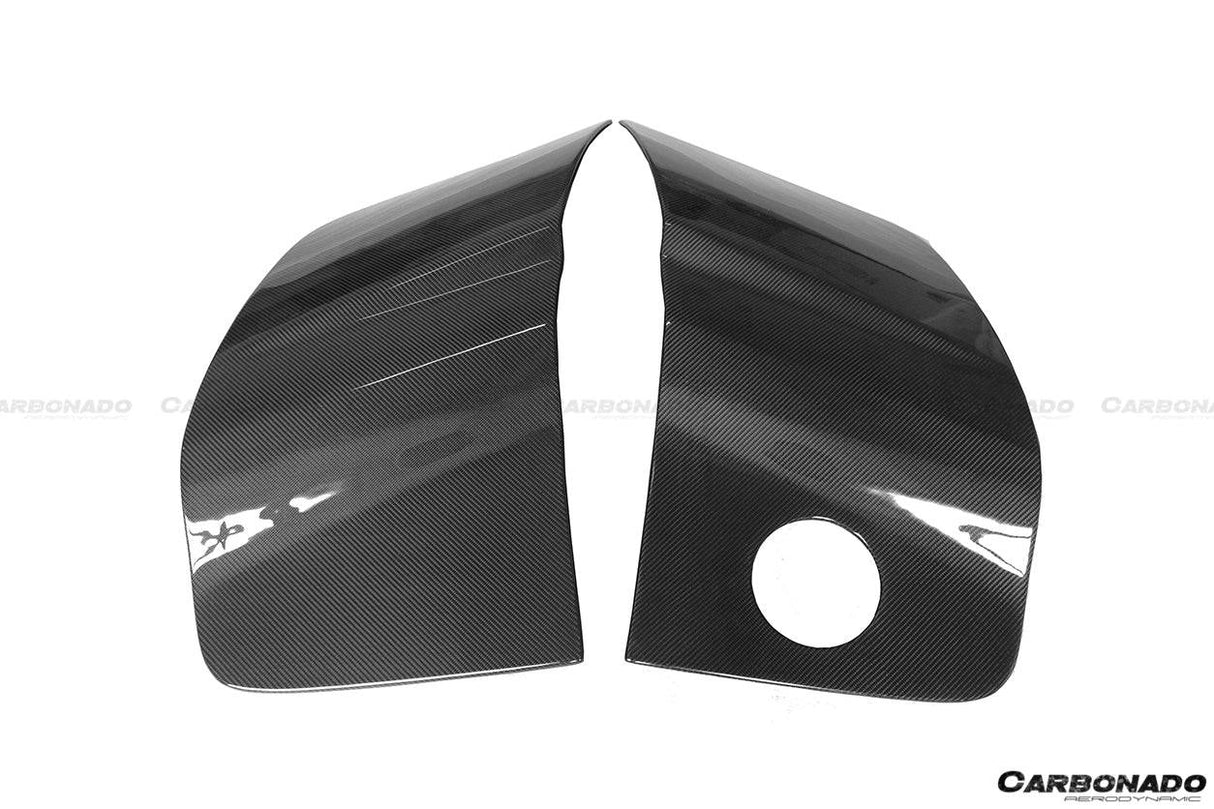 2009-2015 Audi R8 Coupe Spyder OE Style Carbon Fiber Side Blades