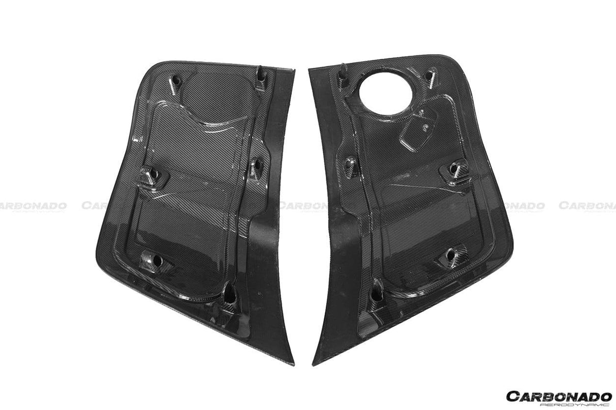 2009-2015 Audi R8 Coupe Spyder OE Style Carbon Fiber Side Blades