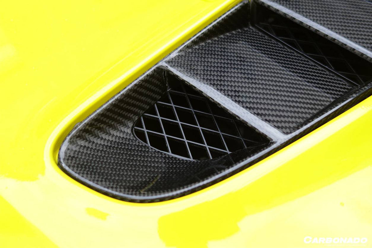 2009-2015 Audi R8 Spyder OE Style Carbon Fiber Trunk Air Scoop Cover