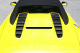 2009-2015 Audi R8 Spyder OE Style Carbon Fiber Trunk Air Scoop Cover