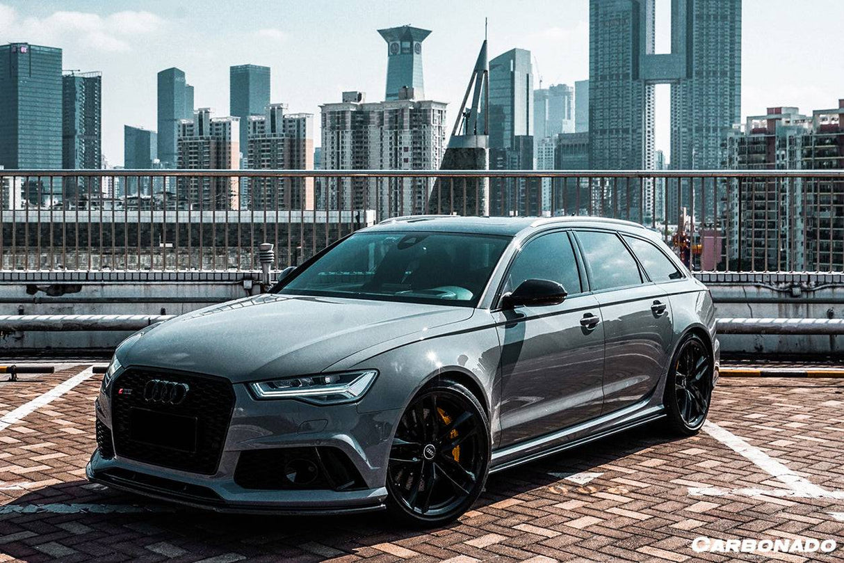 2013-2018 Audi RS6 Avant MN Style Carbon Fiber Front Lip