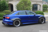 2013-2016 Audi S3 A3 Sline Sedan BKSS Style Carbon Fiber Wide Fender Flare
