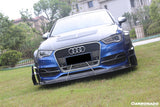 2013-2016 Audi S3 A3 Sline Sedan BKSS Style Carbon Fiber Front Lip With Under Board