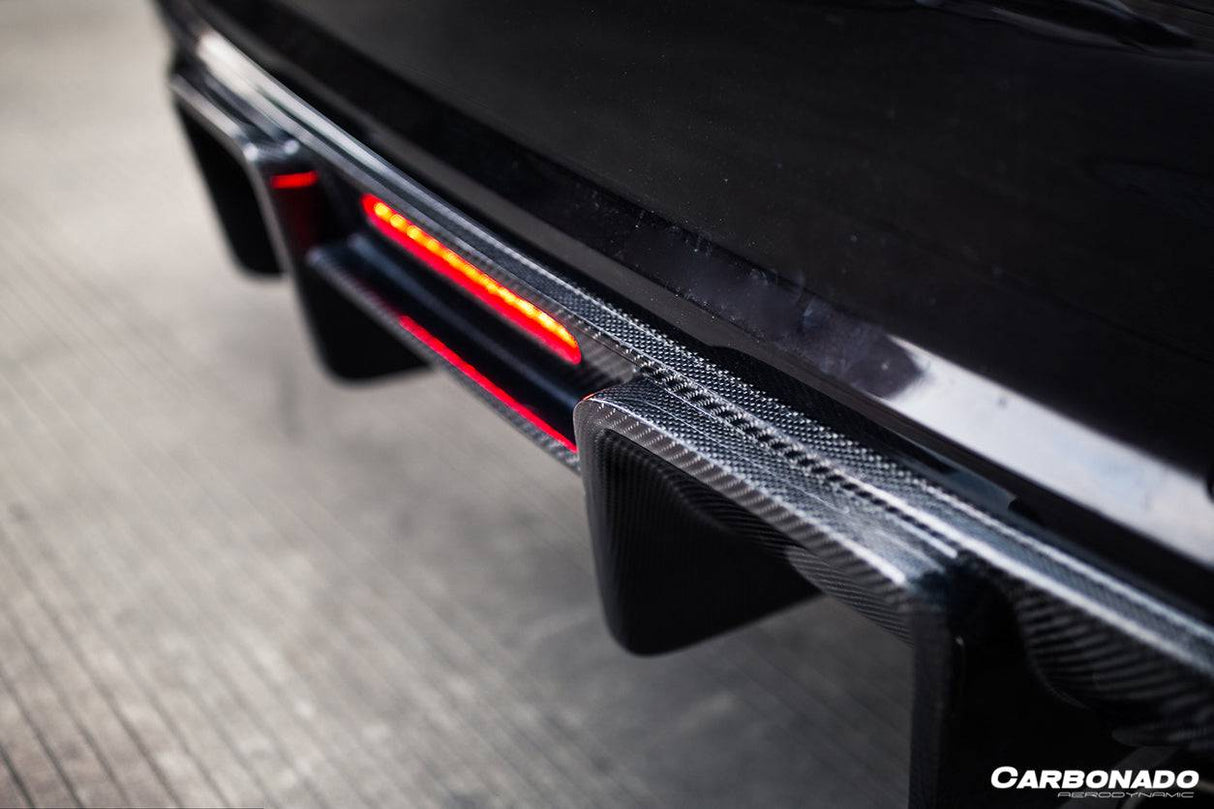 2013-2016 Audi S3 A3 Sline Sedan BKSS Style Carbon Fiber Rear Lip Diffuser