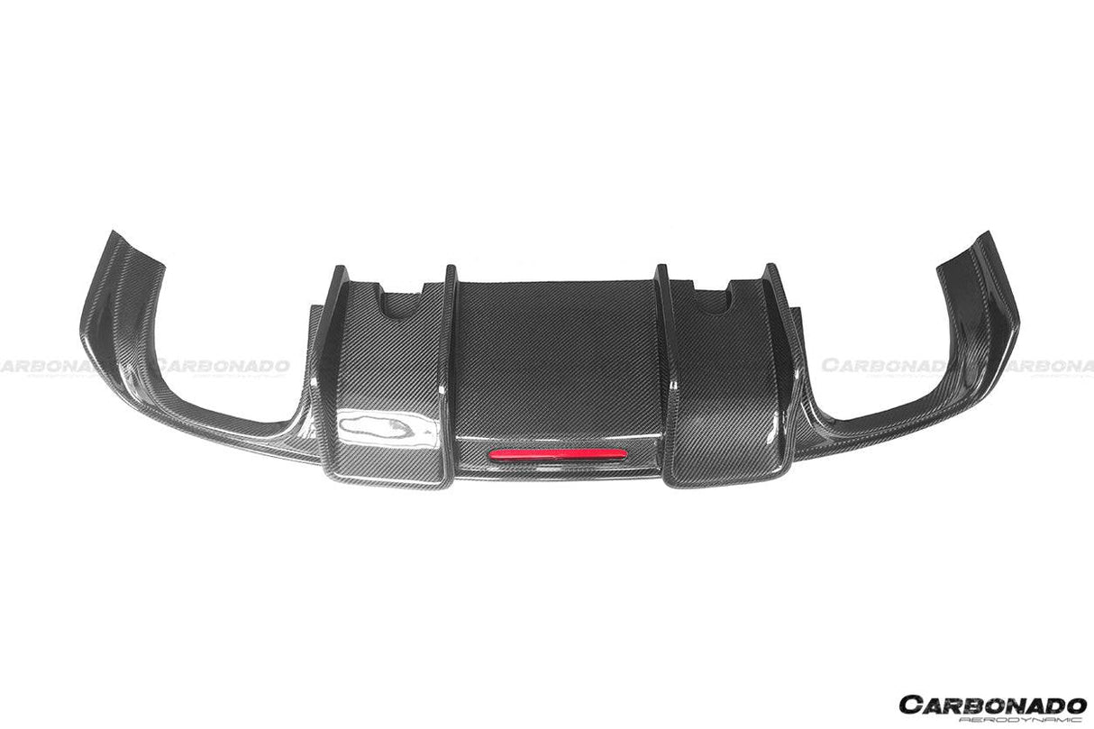 2013-2016 Audi S3 A3 Sline Sedan BKSS Style Carbon Fiber Rear Lip Diffuser