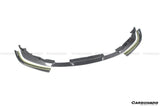 2021-2024 BMW M3 G80   G81 M4 G82   G83 D3 Style DRY Carbon Fiber Fornt Lip Splitter with Winglets