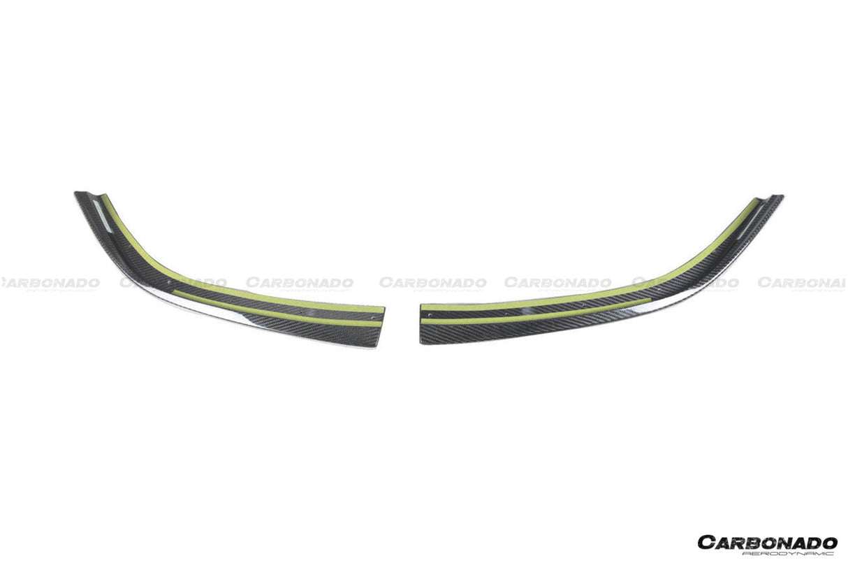 2021-2024 BMW M3 G80   G81 M4 G82   G83 D3 Style DRY Carbon Fiber Fornt Lip Splitter with Winglets