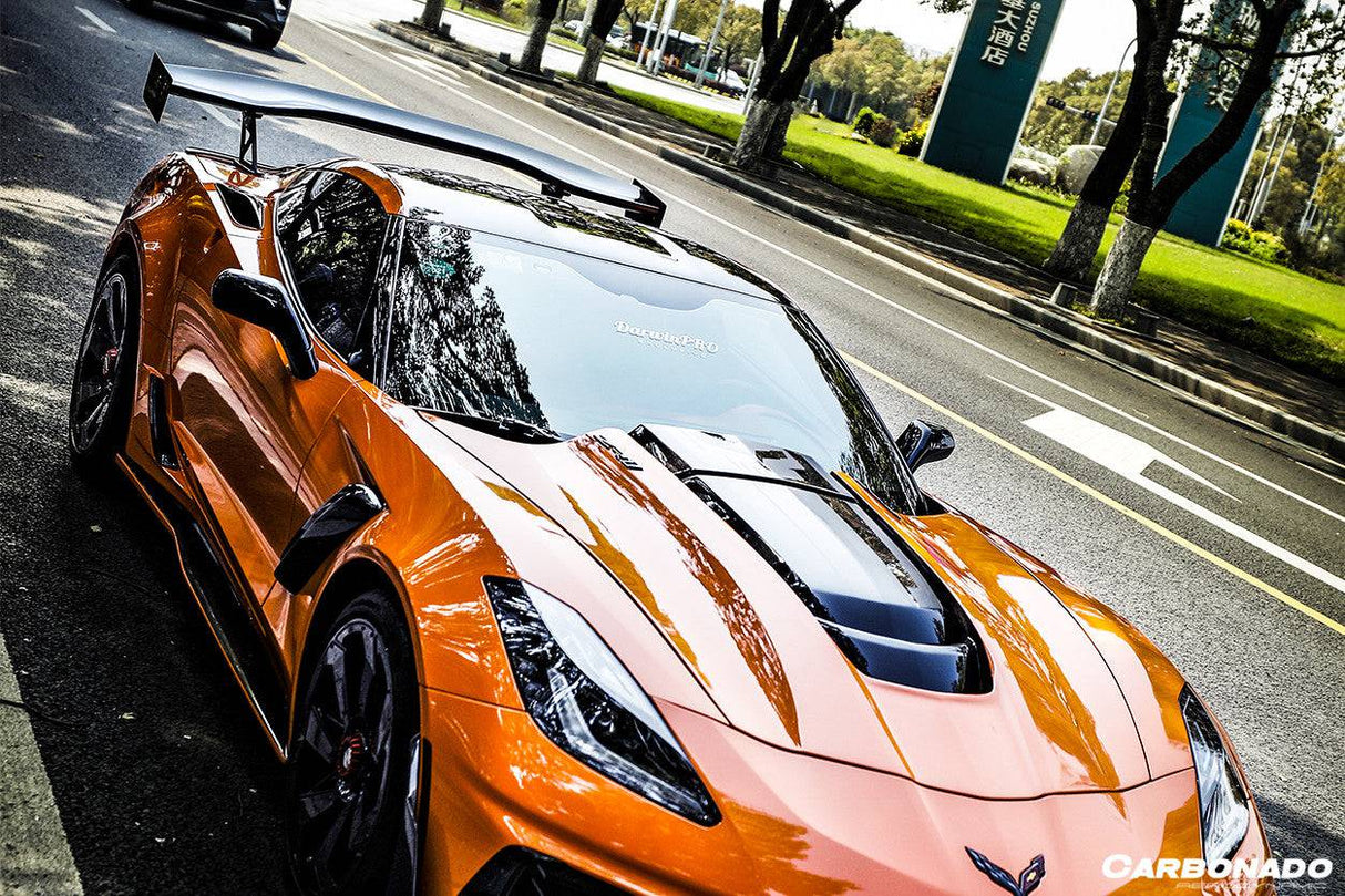 2013-2019 Corvette C7 Z51 Z06 Grandsport AR Style Carbon Fiber Trunk Spoiler Wing