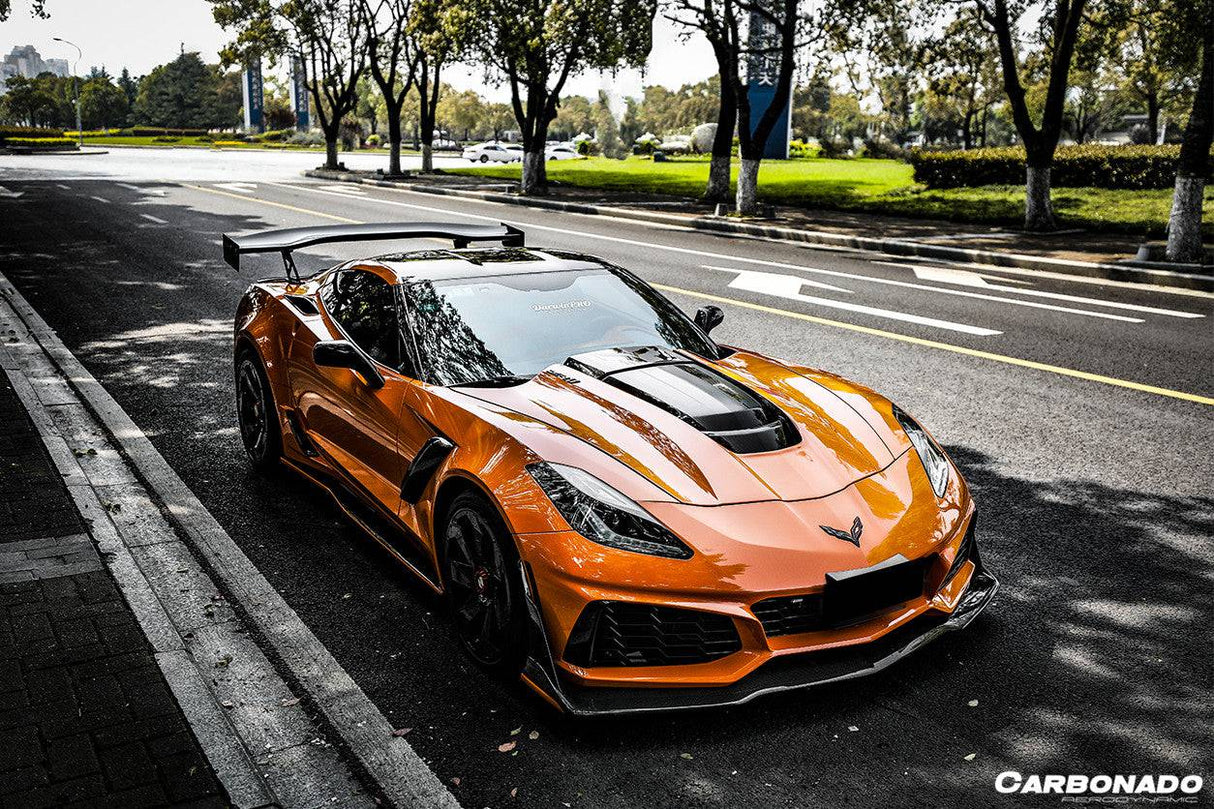 2013-2019 Corvette C7 Z51 Z06 Grandsport AR Style Carbon Fiber Trunk Spoiler Wing