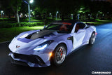2013-2019 Corvette C7 Stingray APR Style Carbon Fiber Side Skirts Extension
