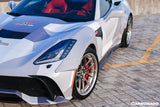 2013-2019 Corvette C7 Stingray APR Style Carbon Fiber Side Skirts Extension