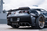 2013-2019 Corvette C7 Z51 ROX Style Rear Diffuser