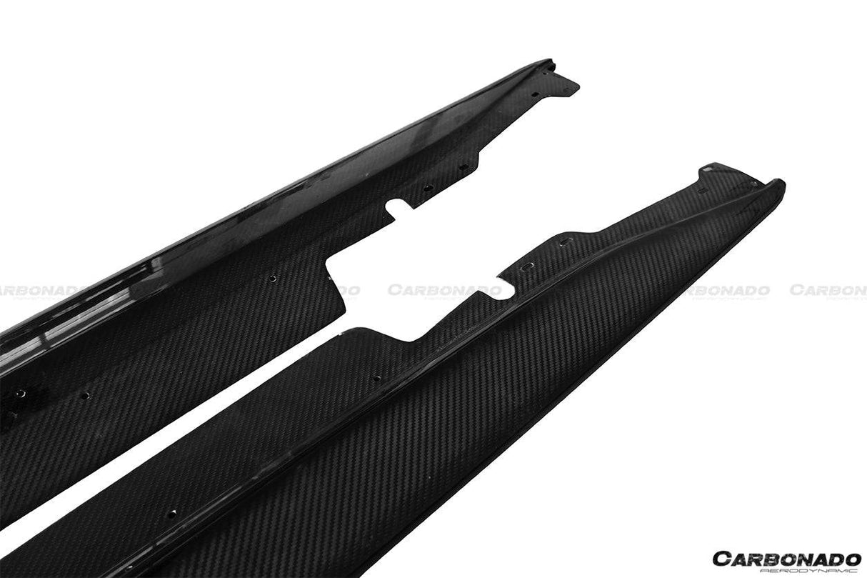 2013-2019 Corvette C7 Z06 Grandsport AR Style Carbon Fiber Side Skirts Extension