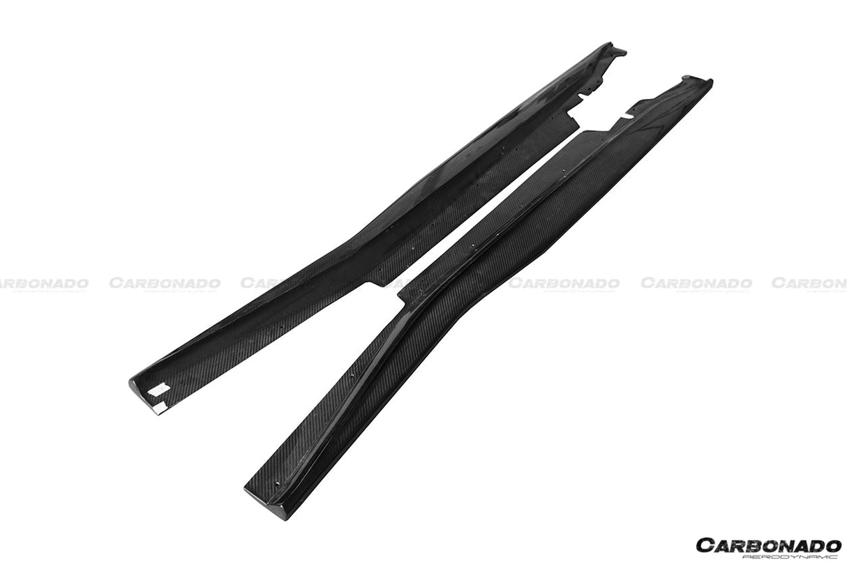 2013-2019 Corvette C7 Z06 Grandsport AR Style Carbon Fiber Side Skirts Extension