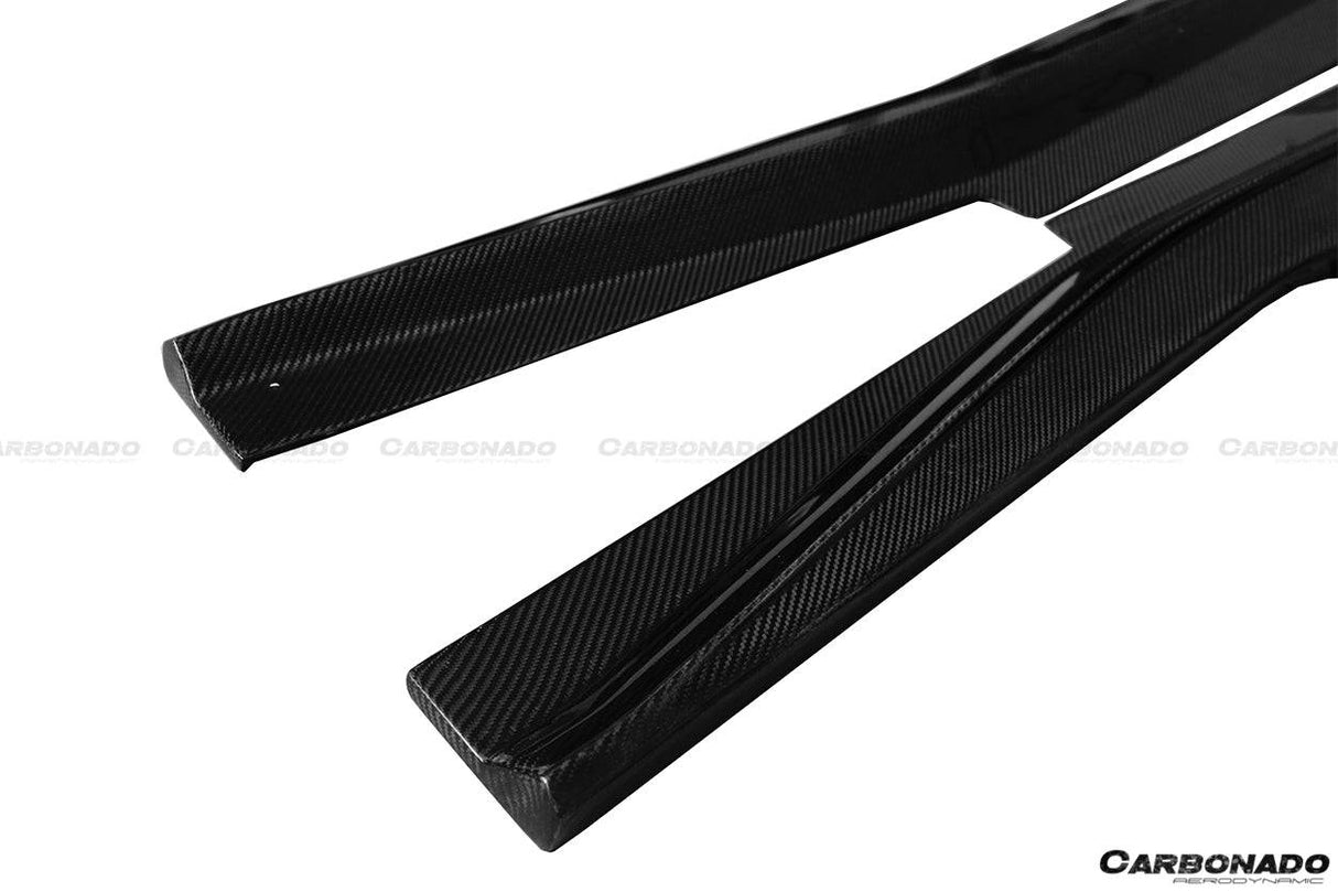 2013-2019 Corvette C7 Z06 Grandsport AR Style Carbon Fiber Side Skirts Extension
