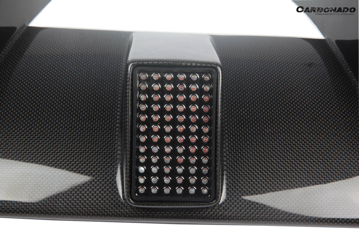 2017-2026 Ferrari 812 Superfast MSY Style DRY Carbon Fiber Rear Diffuser with Light
