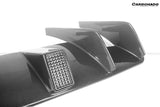 2017-2026 Ferrari 812 Superfast MSY Style DRY Carbon Fiber Rear Diffuser with Light