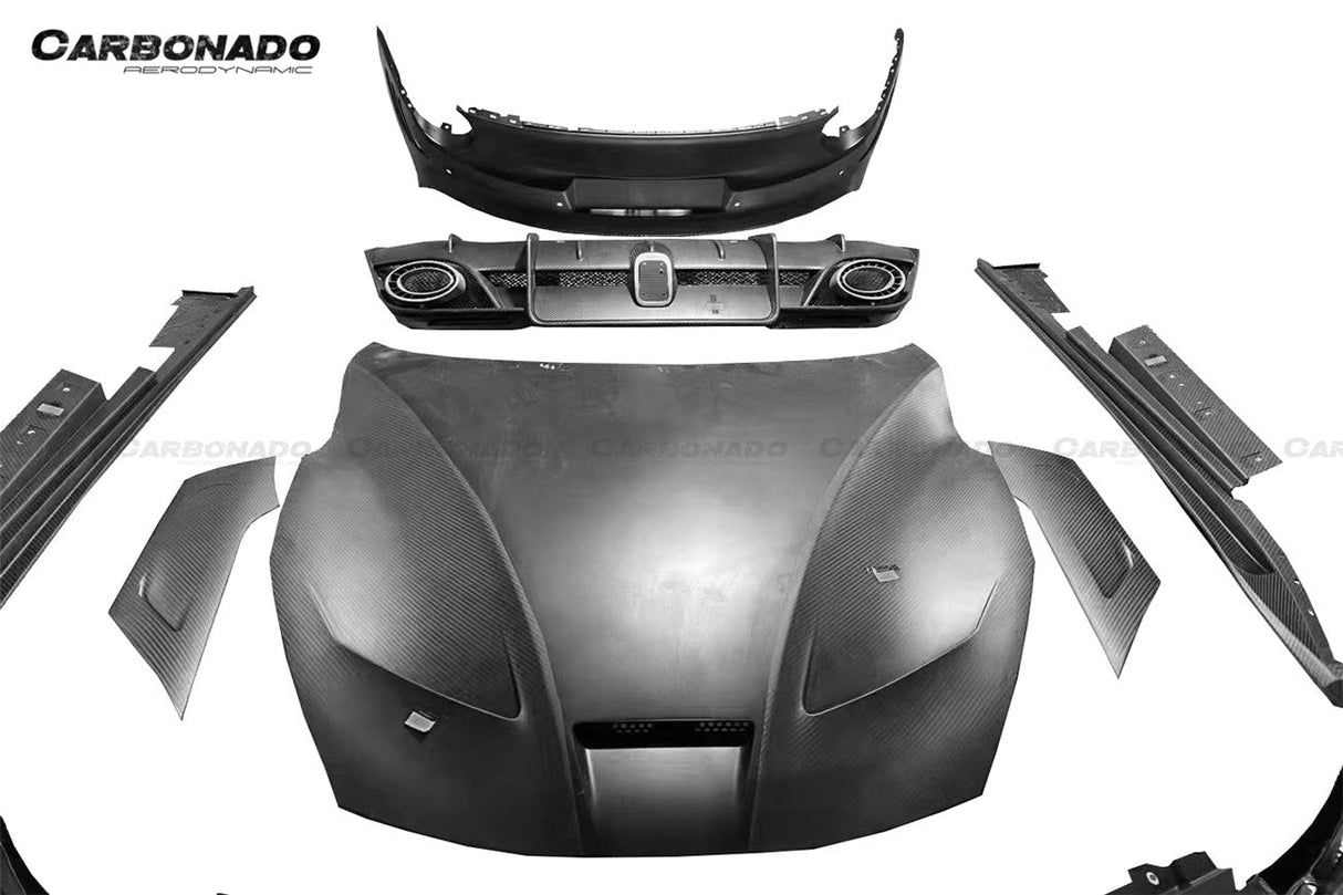 2012-2017 Ferrari F12 Berlinetta Msy Style Dry Carbon Fiber Full Body Kit